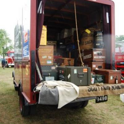 La reconstitution du transport d'époque est impressionante