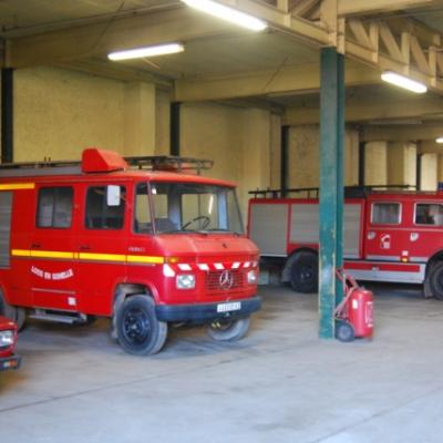 Une partie des pompiers